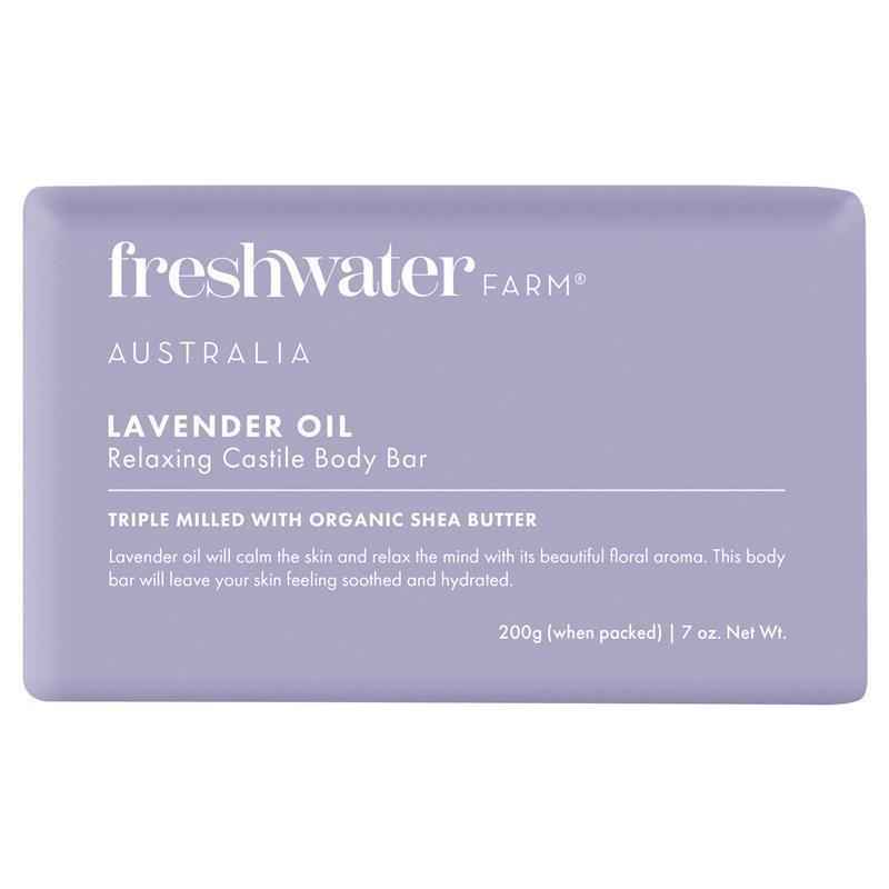 Freshwater Farm Lavender Oil Body Bar 200g