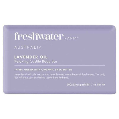 Freshwater Farm Lavender Oil Body Bar 200g