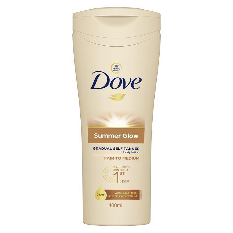 Dove Summer Glow Body Lotion Fair to Medium Skin 400ml