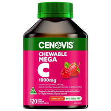 Cenovis Chewable Mega Vitamin C 1000mg Berry 120 Tablets Exclusive Size - GimmeNow