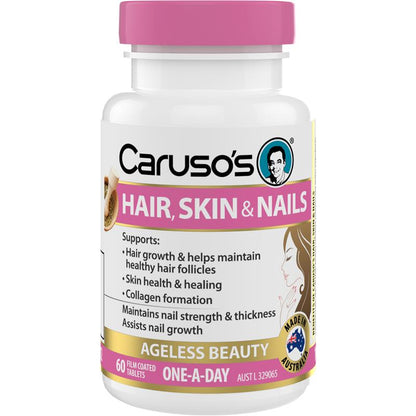 Carusos Hair Skin & Nails 60 Tablets