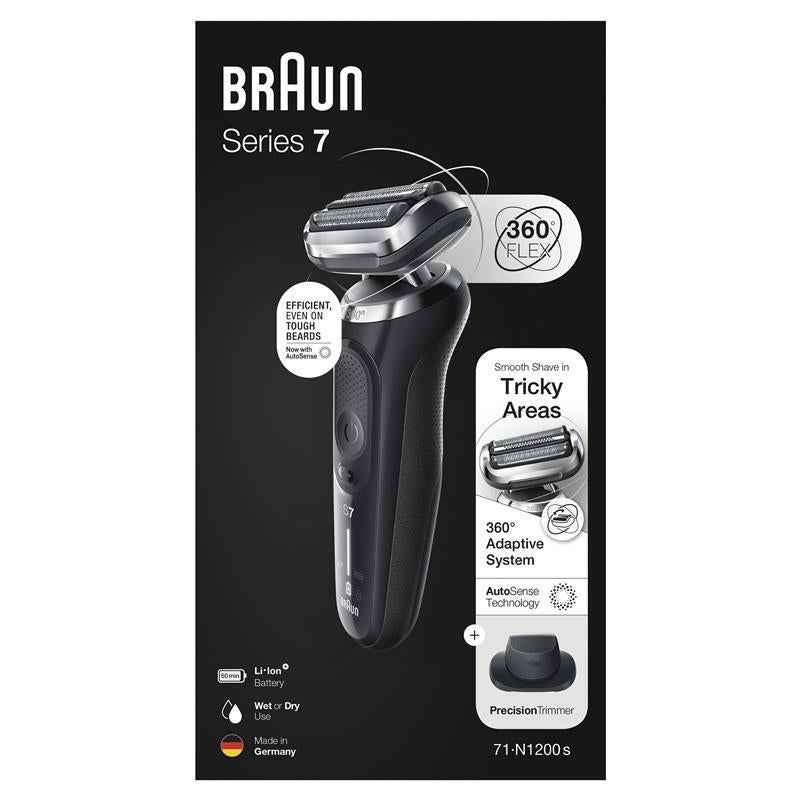 Braun Series 7 Electric Shaver 71-N1200s With Precision Trimmer