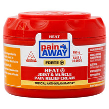 Pain Away Forte + Heat Joint & Muscle Pain Relief Cream 150g