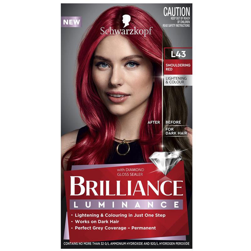 Schwarzkopf Brilliance L43 Smouldering Red New