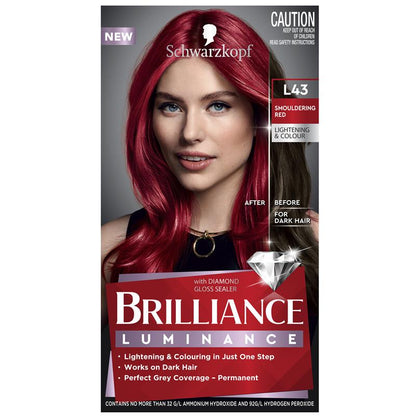 Schwarzkopf Brilliance L43 Smouldering Red New