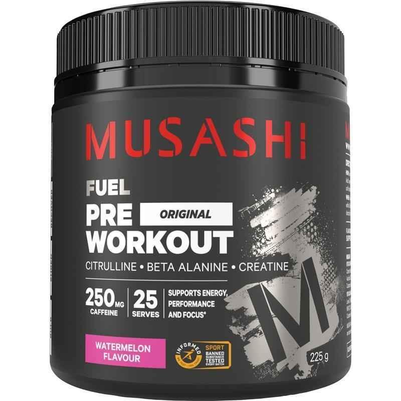 Musashi Pre Workout Watermelon 225g