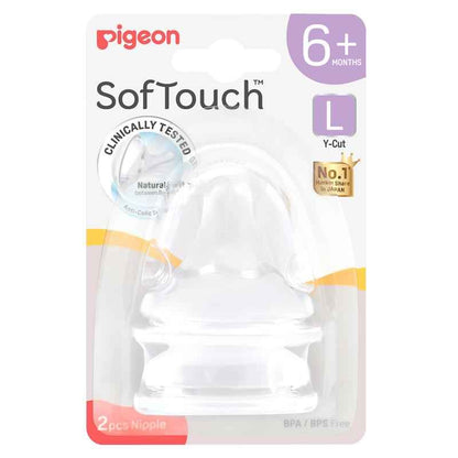 Pigeon SofTouch Teat L 2 Pack