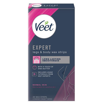 Veet Expert Cold Wax Leg & Body 20 Pack
