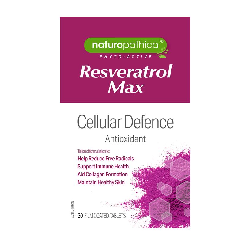 Naturopathica Resveratrol Max 30 Tablets