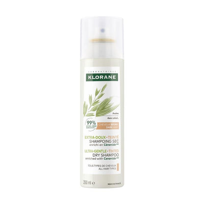 Klorane Dry Shampoo With Oat & Ceramide Dark Hair 150ml