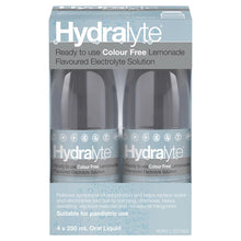 Hydralyte Liquid Colour Free Lemonade Flavoured (4x250ml) Solution - GimmeNow