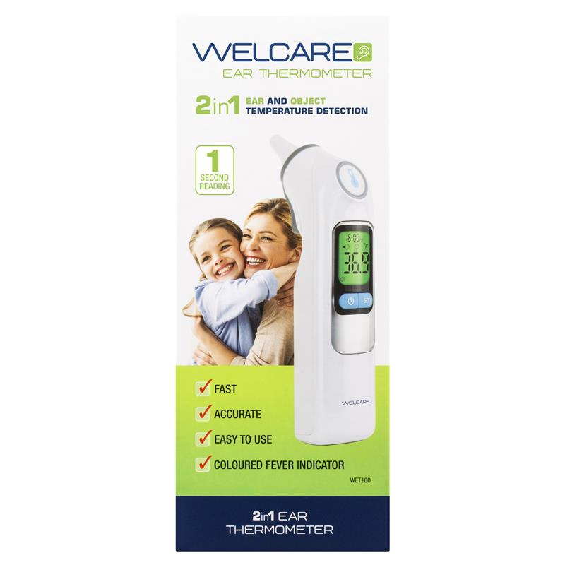 Welcare 2 In 1 Ear Thermometer