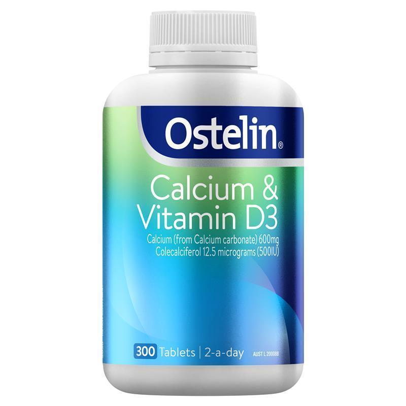Ostelin Calcium & Vitamin D3 300 Tablets Exclusive Size - GimmeNow