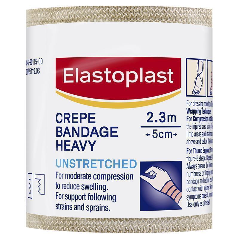 Elastoplast Heavy Weight Crepe Bandage 5cm x 2.3m