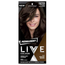 Schwarzkopf Live Colour Permanent 4.0 Medium Brown