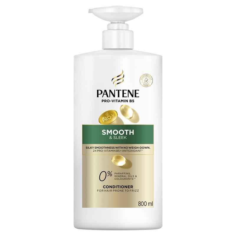 Pantene Smooth & Sleek Conditioner 800ml