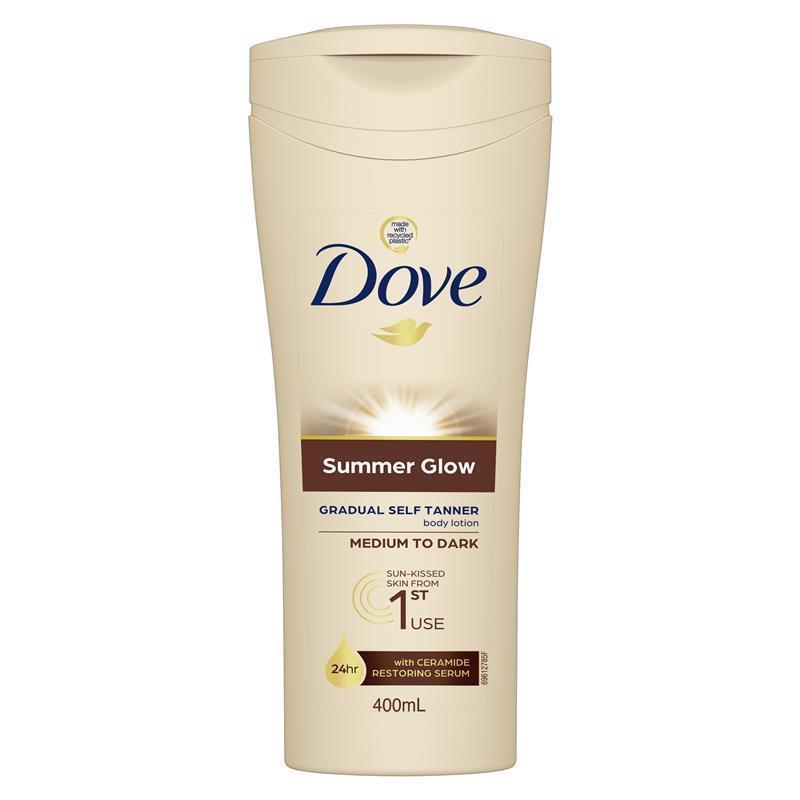 Dove Summer Glow Medium - Dark Skin 400ml