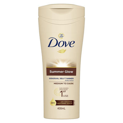 Dove Summer Glow Medium - Dark Skin 400ml