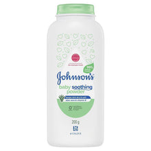 Johnsons Baby Pure Cornstarch Powder  Aloe & Vit E 200g
