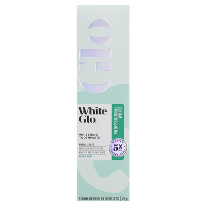 White Glo Travel Toothpaste Professional White 24g