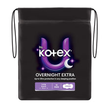 U by Kotex Extra Overnight Pads Wing 10 Pack