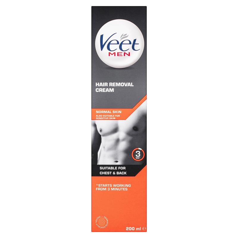 Veet For Men Hair Removal Cream Normal Skin 200ml