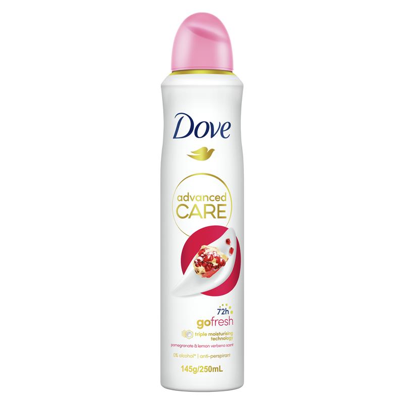 Dove Women Advanced Care Antiperspirant Aerosol Pomegranate & Lemon Verbena 250ml