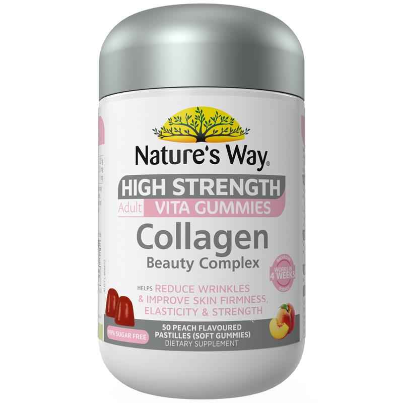 Nature's Way Adult Vita Gummies Sugar Free High Strength Collagen 50 Gummies