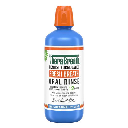 Therabreath Icy Mint Oral Rinse 1 Litre