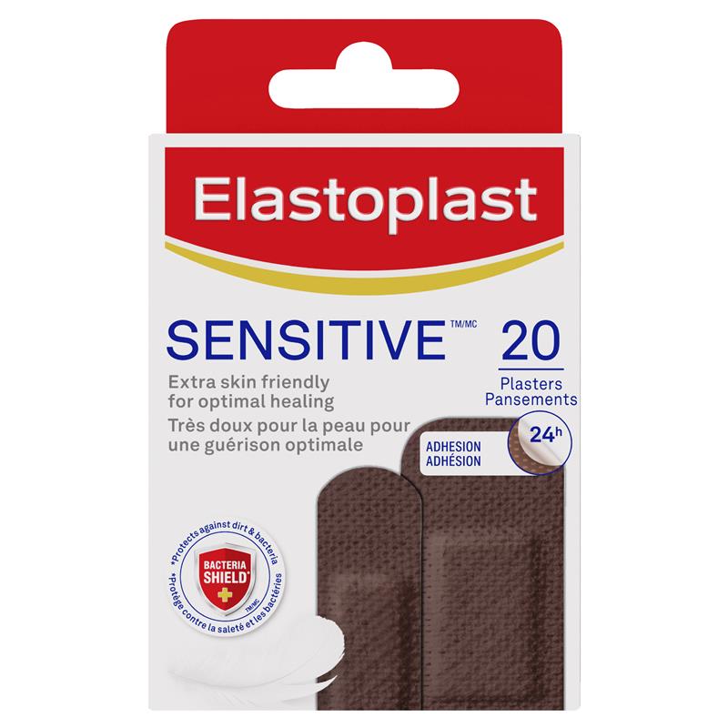 Elastoplast Sensitive Skin Tone Plasters 20 Dark