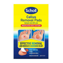 Scholl Callous Removal Medicated Disc Pads System 4 pack