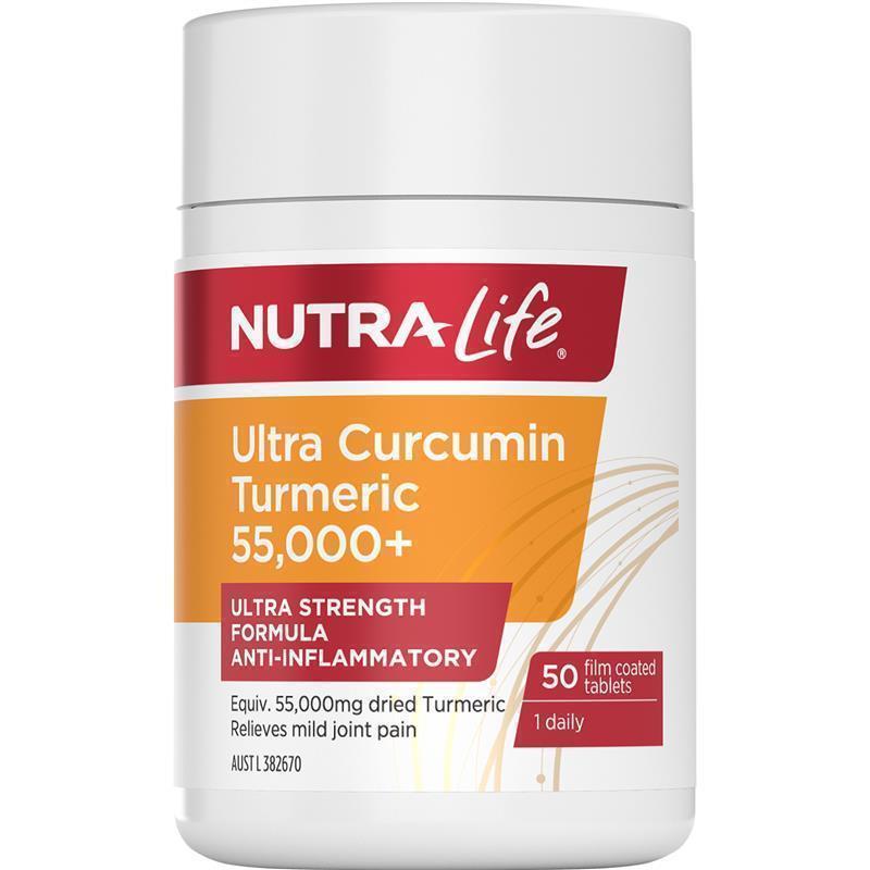 Nutra-Life Ultra Curcumin Turmeric 55000+ 50 Tablets