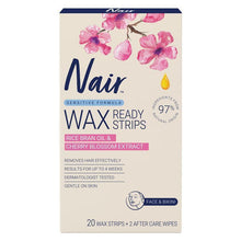 Nair Sensitive Wax Strips for Face & Bikini 20 pack - GimmeNow