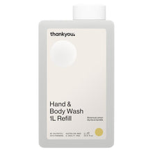 Thankyou Hand & Body Wash Botanical Lemon Myrtle & Oat Milk Refill 1L