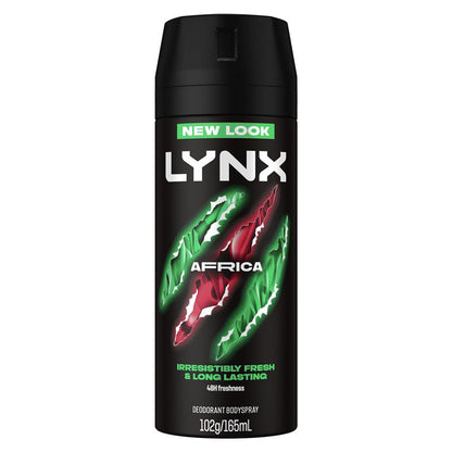 Lynx Deodorant Africa 165ml