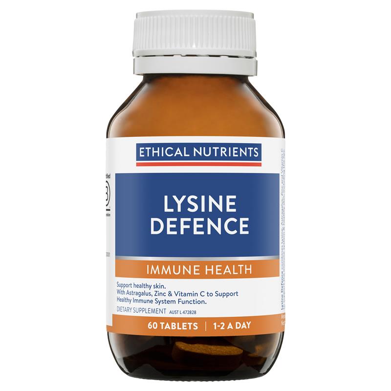 Ethical Nutrients Lysine Defence 60 Tablets