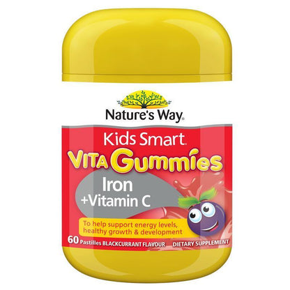 Nature's Way Kids Smart Vita Gummies Iron + Vitamin C 60 Gummies
