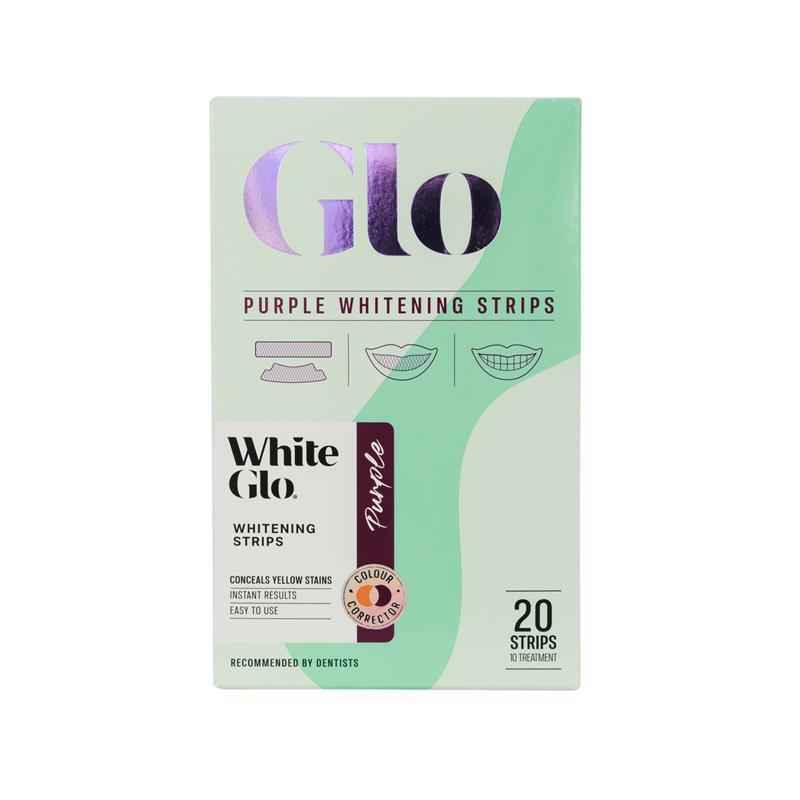 White Glo Purple Teeth Whitening Strips 20 Strips