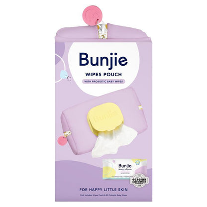 Bunjie Purple Pouch Bonus 80 Pack Wipes
