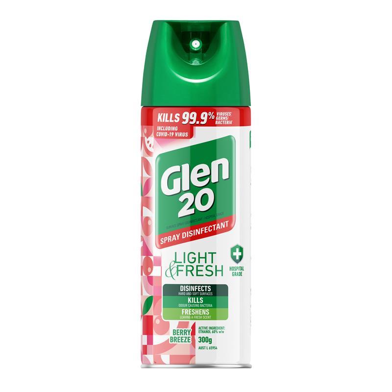 Glen 20 All In One Disinfectant Spray Berry Breeze 300g