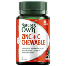 Nature's Own Zinc + C 60 Tablets - GimmeNow