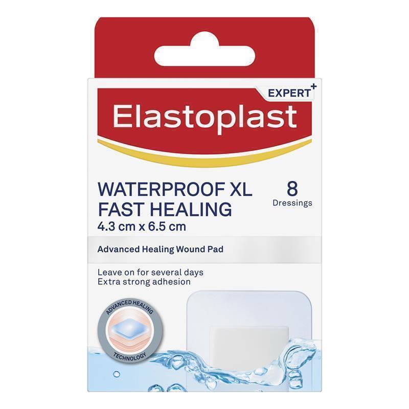 Elastoplast Waterproof Fast Healing Dressings 8 Pack
