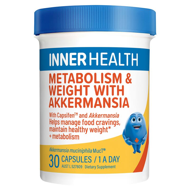 Inner Health Metabolism & Weight With Akkermansia 30 Capsules