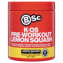 BSc K-OS Pre-Workout Lemon Squash 300g