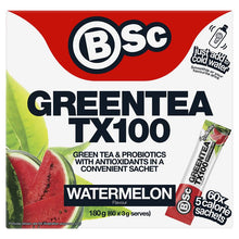 BSc Green Tea TX100 Watermelon 60 x 3g Serve NEW