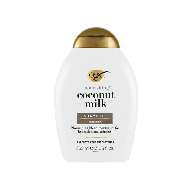Ogx Nourishing + Hydrating Coconut Milk Shampoo For Dry Hair 385mL