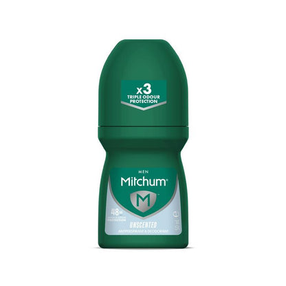 Mitchum for Men Anti-Perspirant Deodorant  Unscented Roll On 50ml