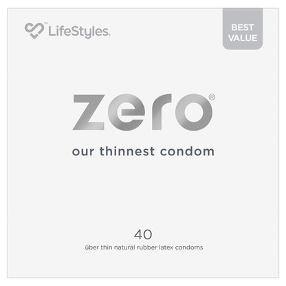 LifeStyles Zero Condoms 40 Pack