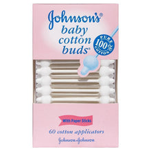 Johnson's Baby Cotton Applicator Buds 60 Pack