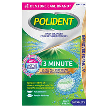Polident Denture Cleanser Fresh Active Tablets 36